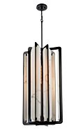 DVI Jasper 4-Light Foyer Pendant in Ebony