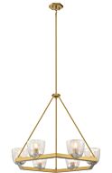 DVI Chalice 6-Light Pendant in Brass