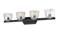 DVI Chalice 4-Light Bathroom Vanity Light in Ebony