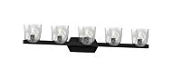 DVI Chalice 5-Light Bathroom Vanity Light in Ebony