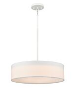 DVI Milan 3-Light Pendant in Buffed Nickel