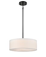 DVI Milan 2-Light Pendant in Ebony