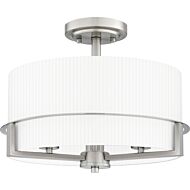 Three Light Semi Flush Mount by Quoizel