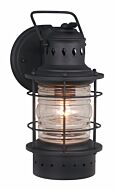 Hyannis 1-Light Outdoor Wall Mount in Textured Black