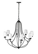 Eight Light Chandelier by Millennium