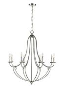 Eight Light Chandelier by Millennium