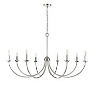 Eight Light Chandelier by Millennium