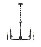 Eight Light Chandelier by Millennium