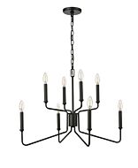 Eight Light Chandelier by Millennium