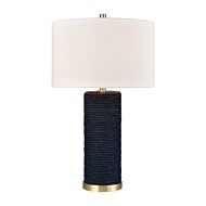 Sherman 1-Light Table Lamp in Navy