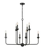 Eight Light Chandelier by Millennium