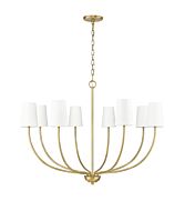 Eight Light Chandelier by Millennium