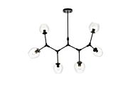 Cavoli 6-Light Chandelier in Black