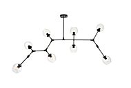 Cavoli 8-Light Chandelier in Black