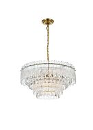 Emilia 6-Light Pendant in Satin Gold