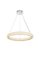 Bowen 1-Light LED Chandelier in Chrome