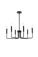 Willa 6-Light Pendant in Black