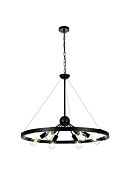 Thora 6-Light Pendant in Black