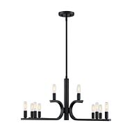 Skye 12-Light Chandelier in Matte Black