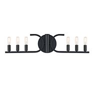 Skye 6-Light Bathroom Vanity Light in Matte Black