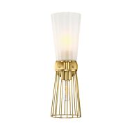 Liana 2-Light Wall Sconce in Brushed Gold