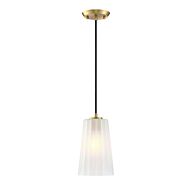 Liana 1-Light Pendant in Brushed Gold