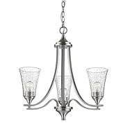 Millennium Lighting Chandelier Ceiling Light in Satin Nickel