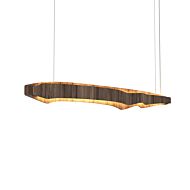 Horizon LED Pendant in American Walnut