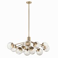 12 Light Linear Chandelier Convertible by Kichler