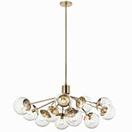 12 Light Linear Chandelier Convertible by Kichler