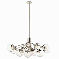 12 Light Linear Chandelier Convertible by Kichler