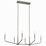 Six Light Linear Chandelier by Kichler