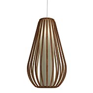 Balloon 1-Light Pendant in Imbuia