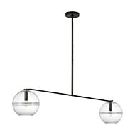 Two Light Chandelier by Visual Comfort Modern