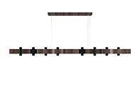 Flow 16-Light Pendant in American Walnut