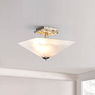 Two Light Flush Mount