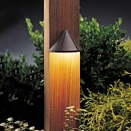 Kichler Six Groove 4 Inch 12V Deck Fixture in Textured Architectural Bronze