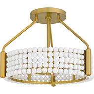 Four Light Semi Flush Mount by Quoizel