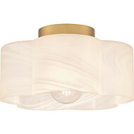 One Light Semi Flush Mount by Quoizel