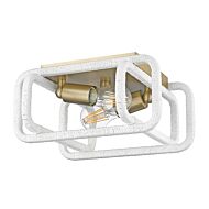 Two Light Flush Mount by Golden