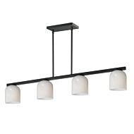 Four Light Linear Pendant by Maxim