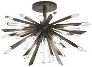 Eight Light Semi-Flush Mount by Metropolitan