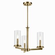 Three Light Convertible Semi Flush