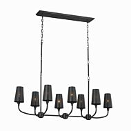 Eight Light Linear Chandelier