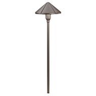 Kichler Six Groove 22.75 Inch Path & Spread in Textured Architectural Bronze