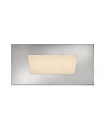 Dash Flat LED Brick Light in Stainless Steel