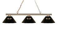 Z-Lite Sharp Shooter 3-Light Linear Pendant Light In Polished Brass