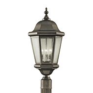 Three Light Outdoor Post Lantern