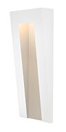 Taper Deck Sconce LED Landscape Light in Satin White