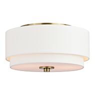 Two Light Flush Mount